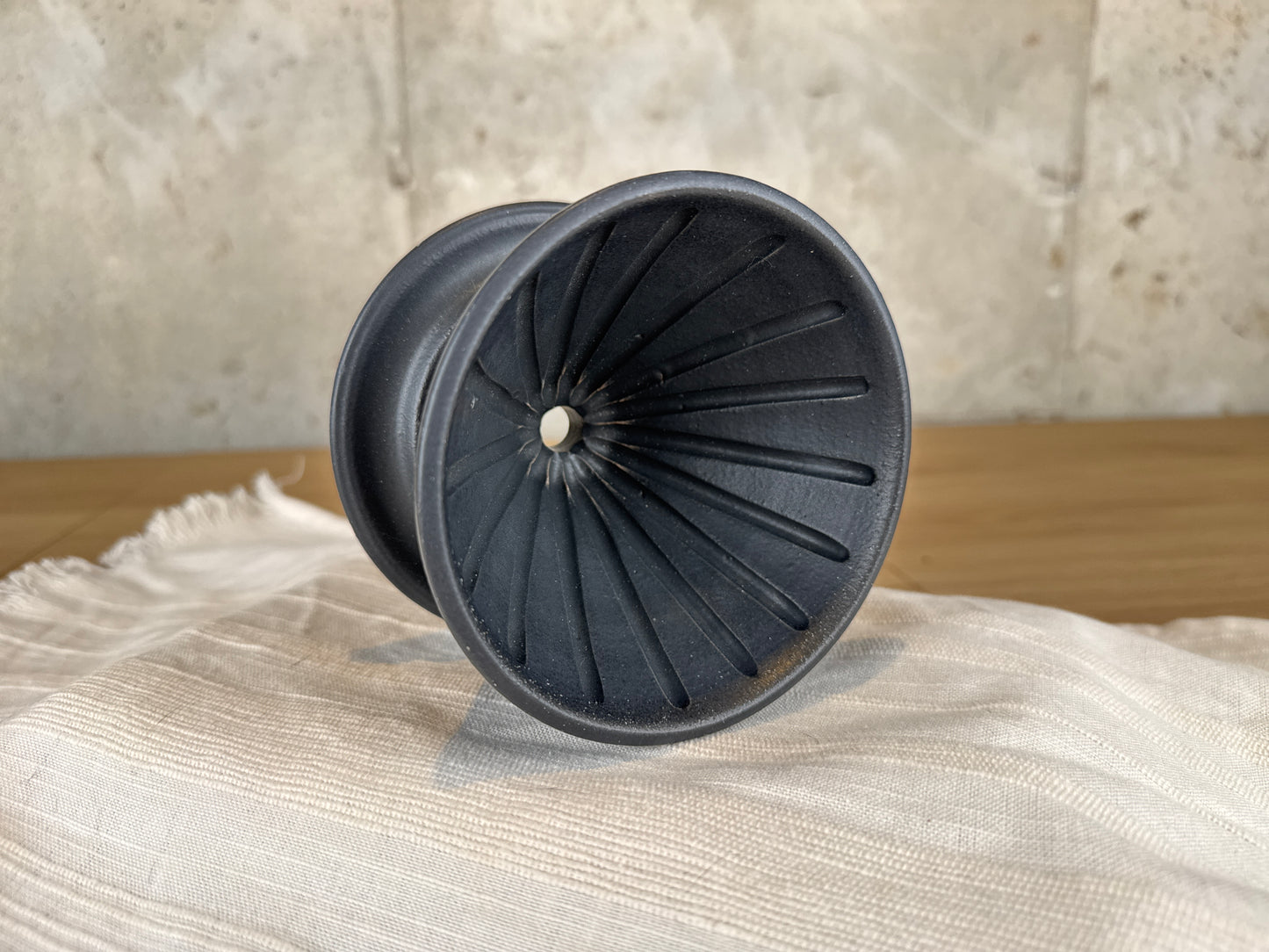 Matte Black Pour Over Coffee Brewer Basket