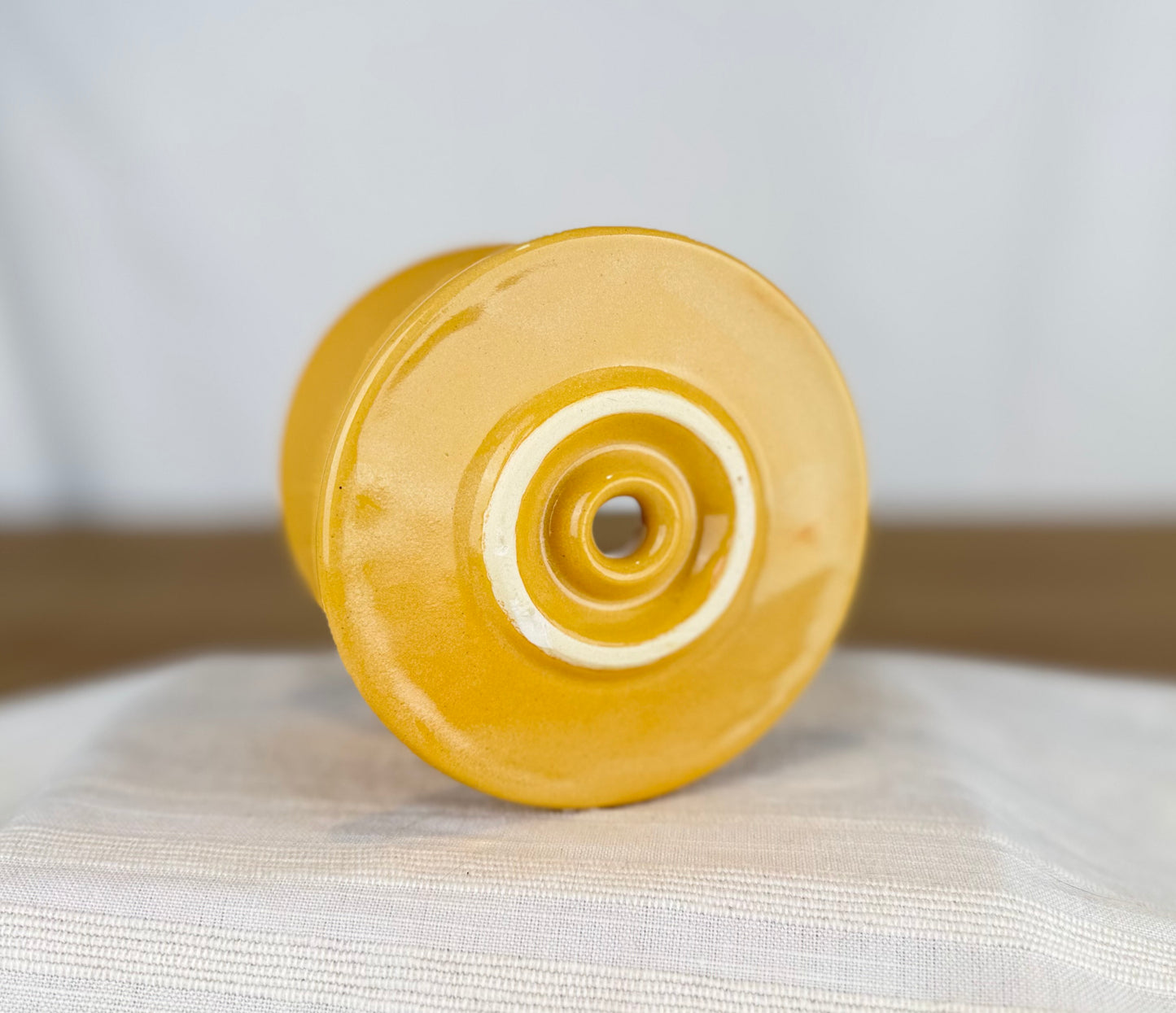 Yellow Pour Over Coffee Brewer Basket