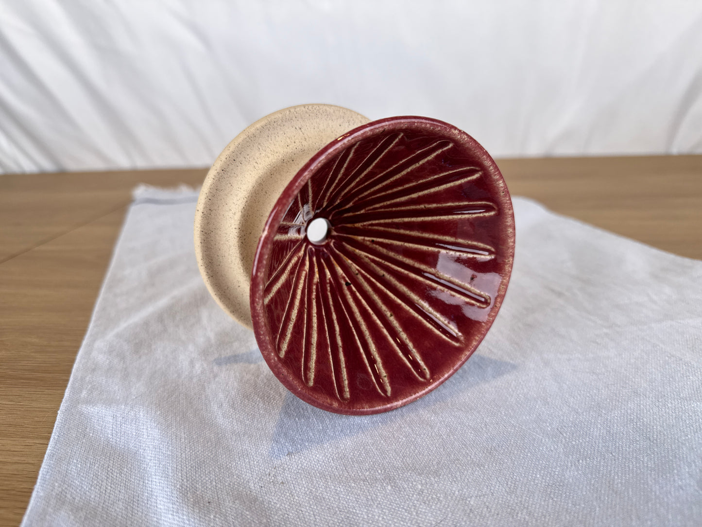 Pour Over Coffee Brewer Basket, Dusty Rose