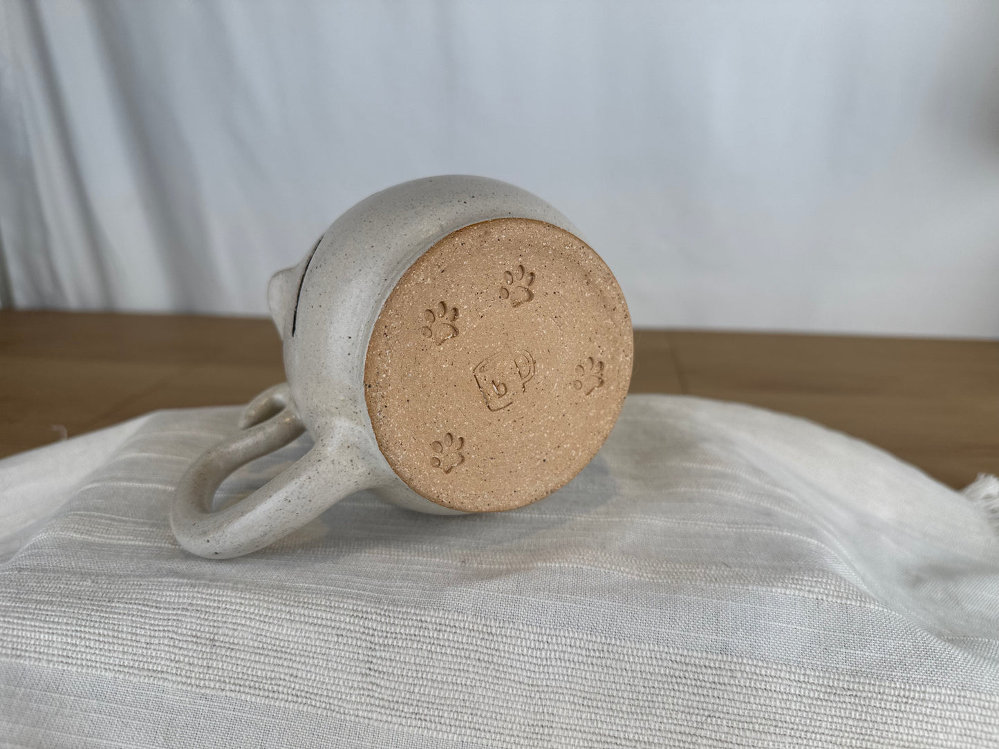 White 14oz Kitty Cat Mug