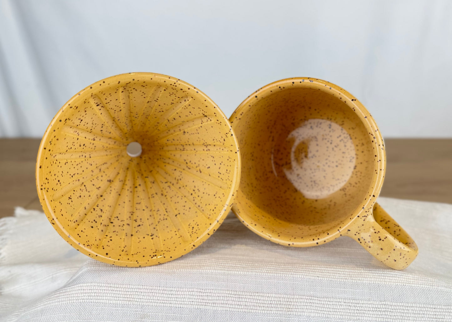 Yellow 14oz Pour Over Set