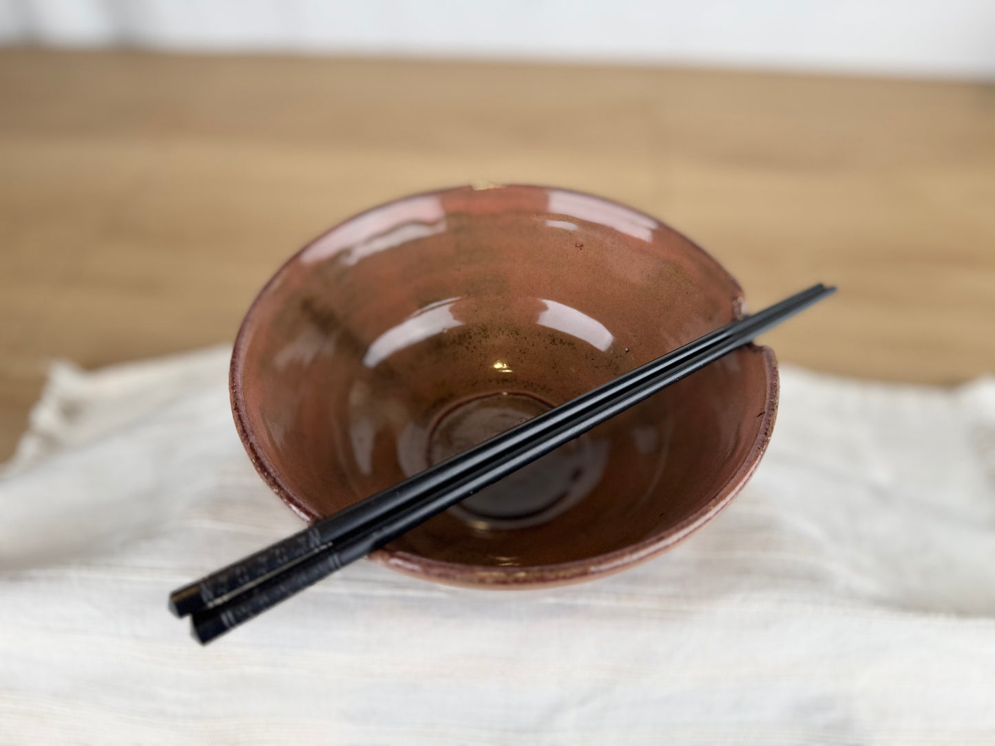 Ramen Bowl, Rusty Brown