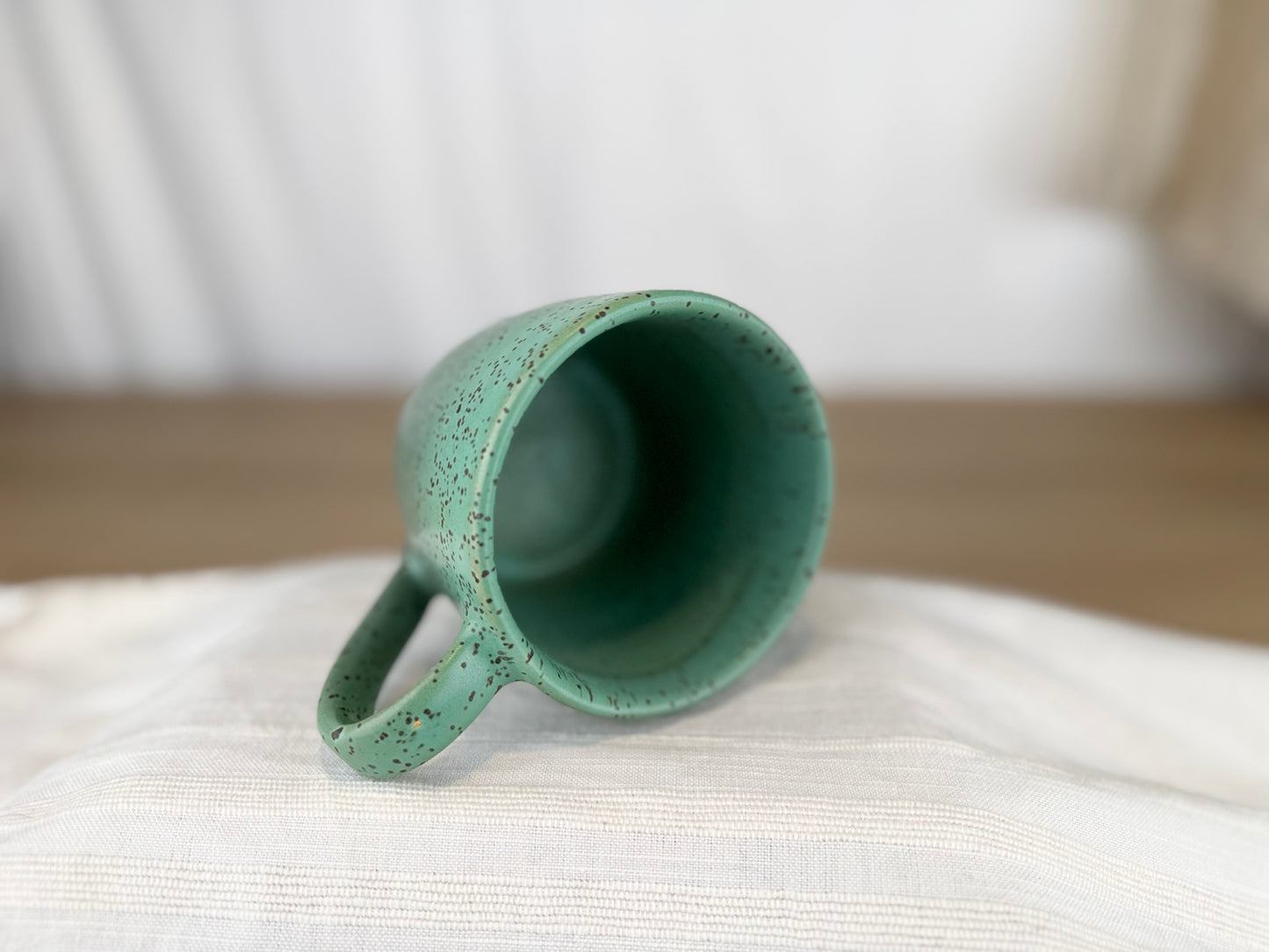 12oz Coffee Mug, Matte Spruce Green