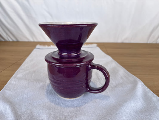 16oz Pour Over Set, Eggplant Purple