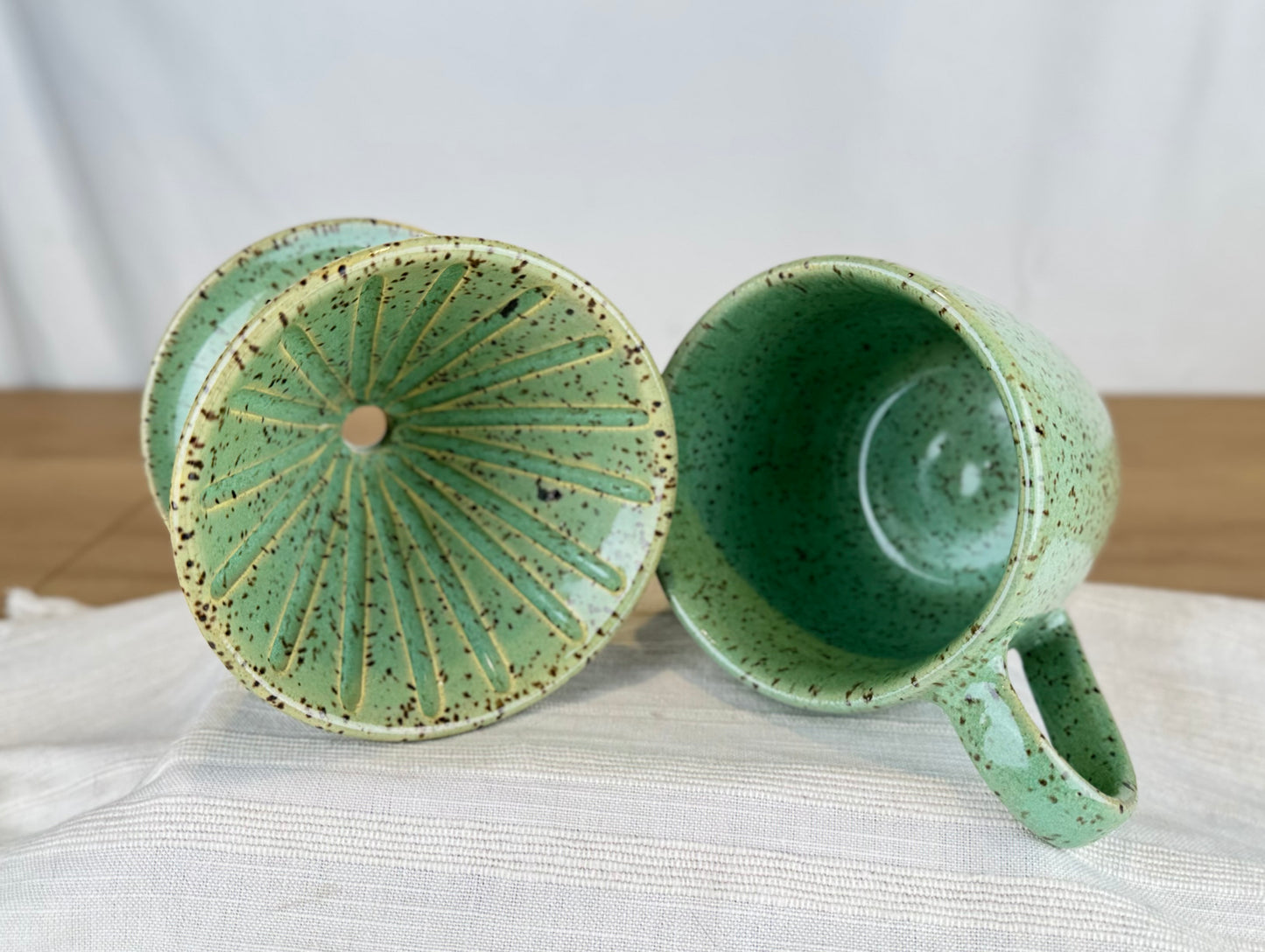 Sage Green 14oz Pour Over Set