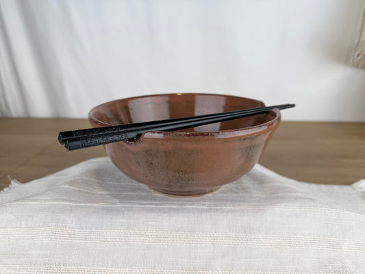 Ramen Bowl, Rusty Brown