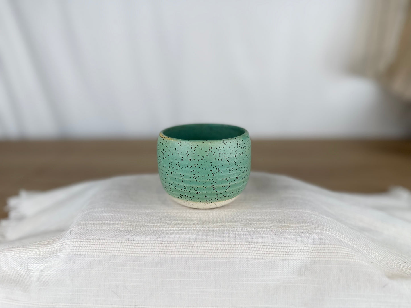 Matte Spruce Green 4oz Espresso & Tea Cup