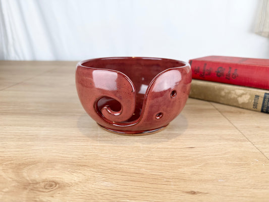 Yarn Bowl, Brick Red