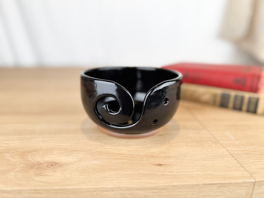 Yarn Bowl, Gloss Black