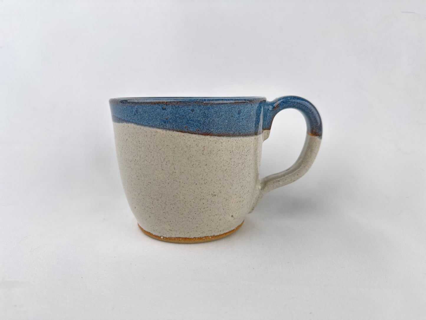 White and Blue 16oz Coffee Mug