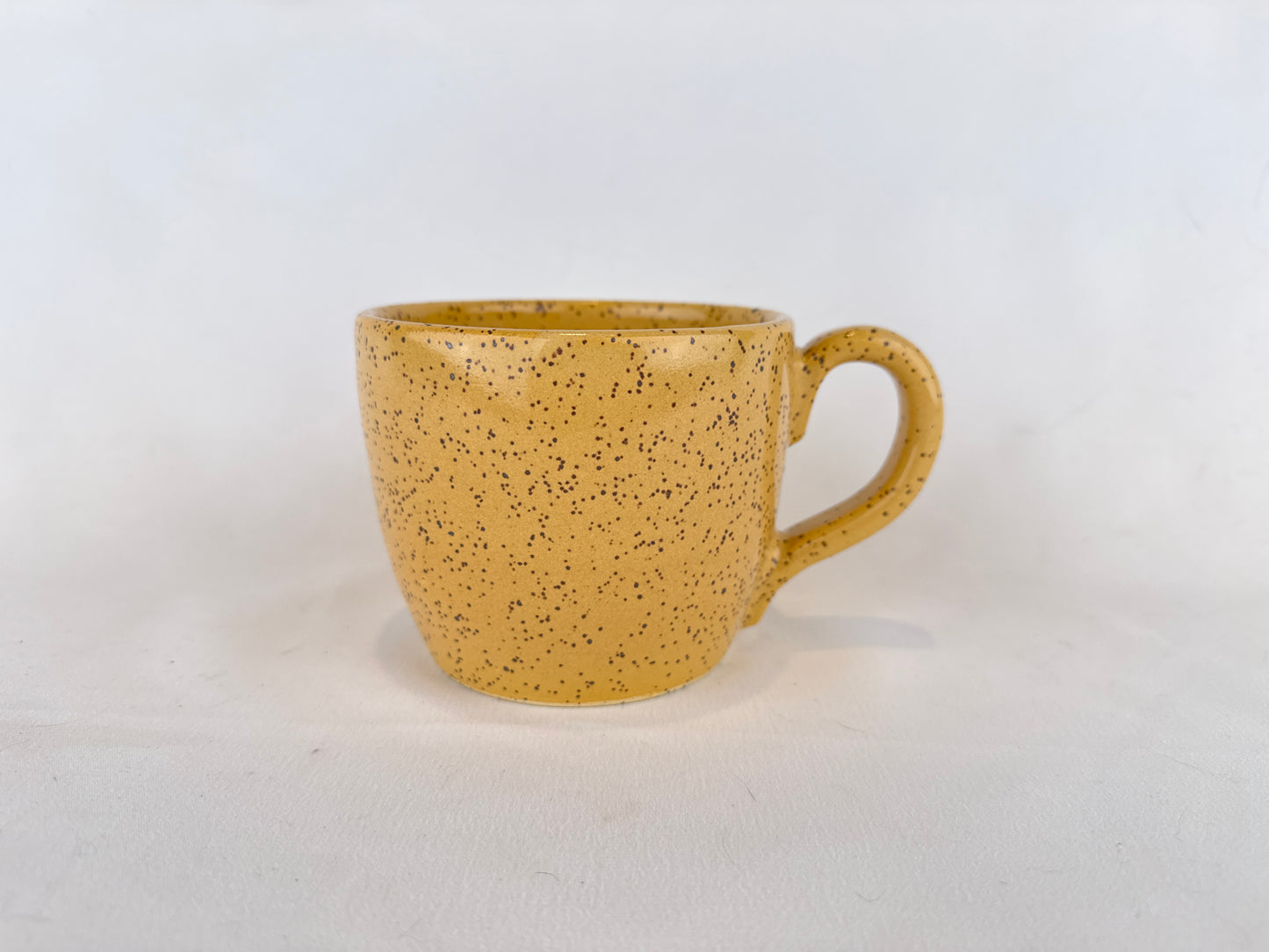 Yellow Speckled 14oz Coffee Mug