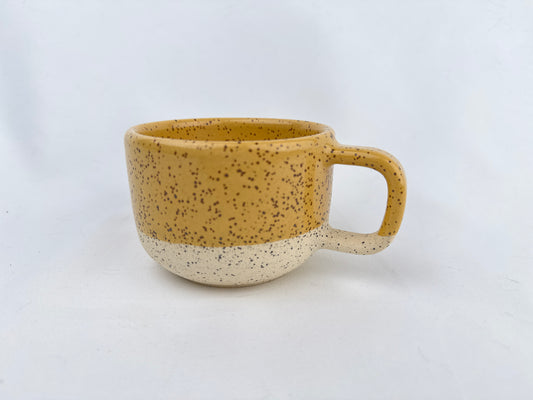 Yellow Speckled 10oz Coffee Mug