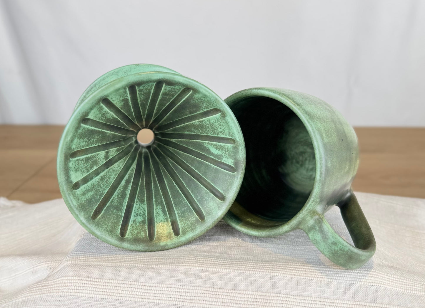 Antique Green 14oz Pour Over Set