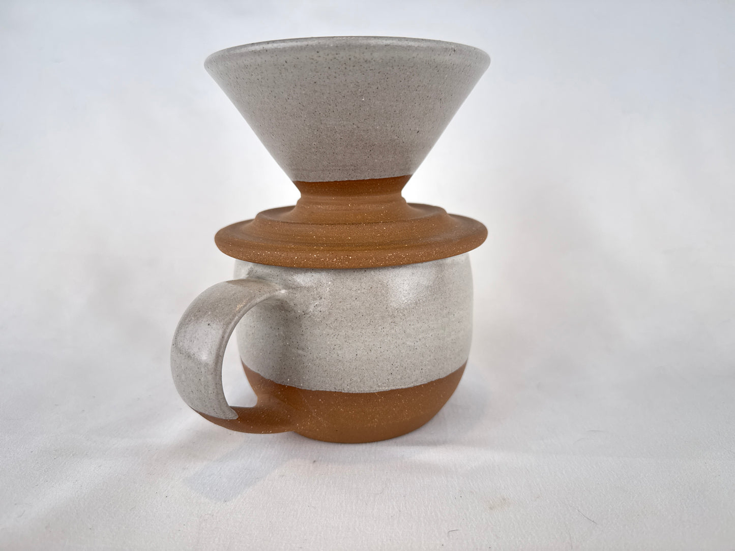 White 14oz Pour Over Set