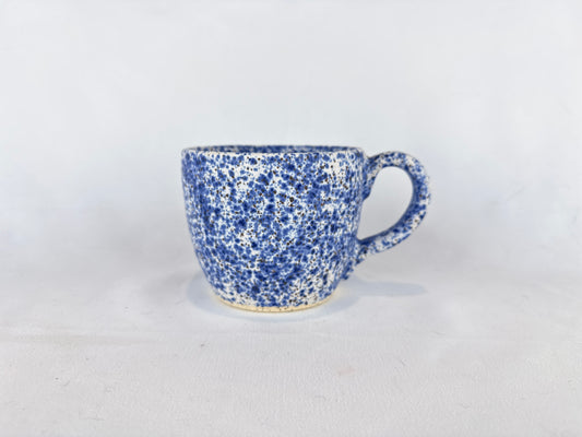 Blue Splatter 14oz Coffee Mug