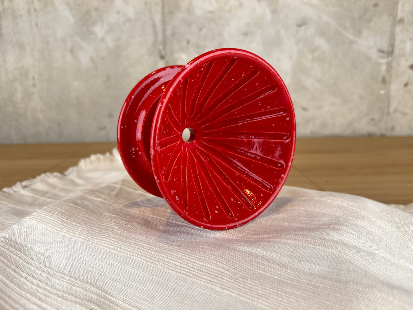 Red Pour Over Coffee Brewer Basket