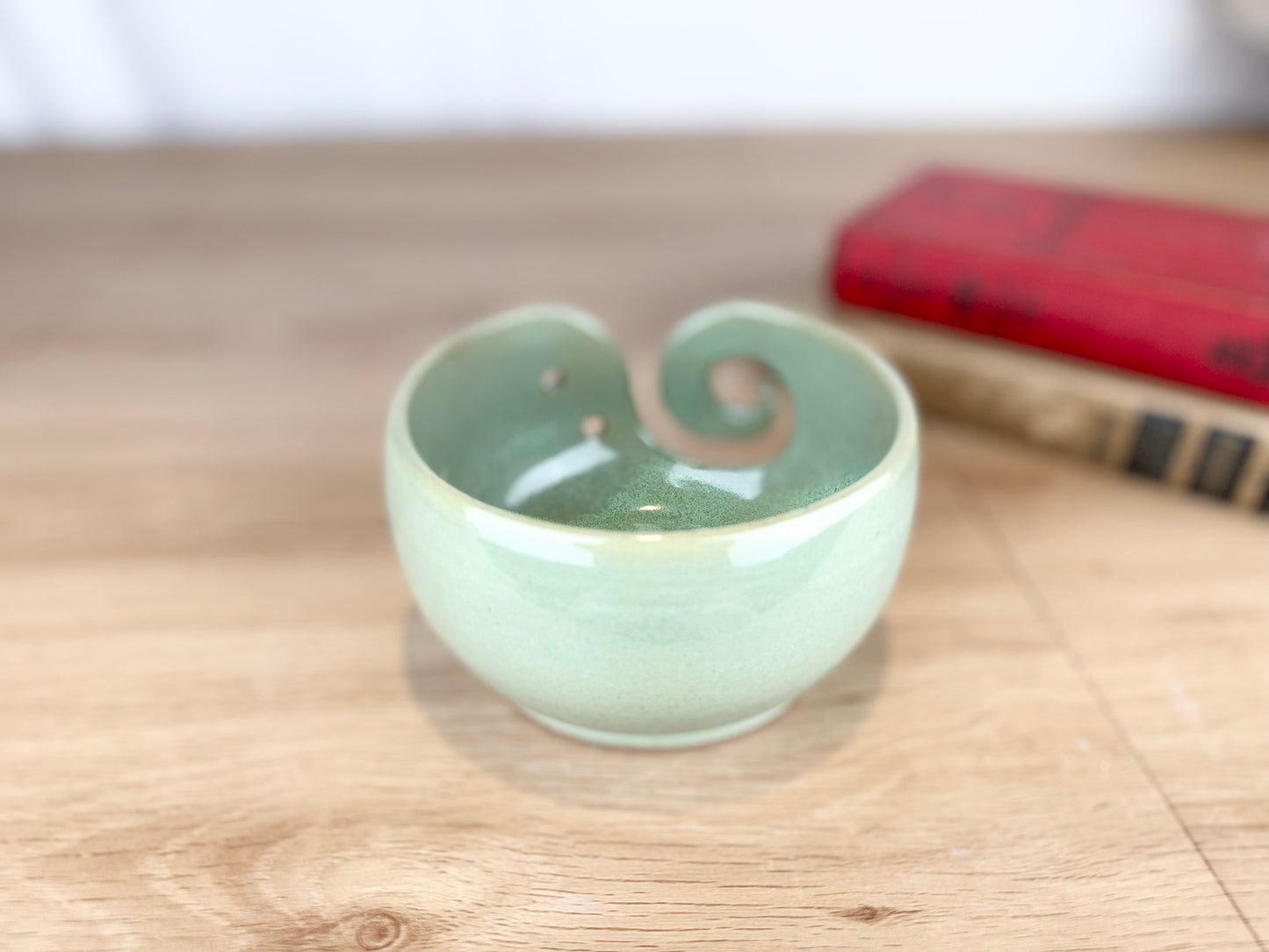 Yarn Bowl, Sage Green