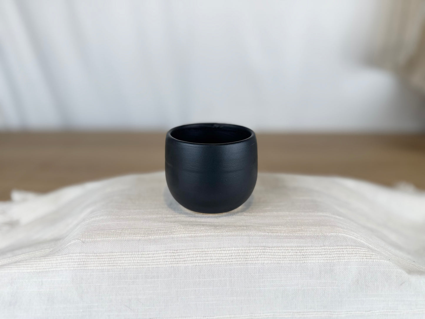 Matte Black 4oz Espresso & Tea Cup