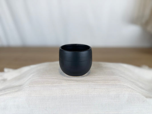 Matte Black 4oz Espresso & Tea Cup