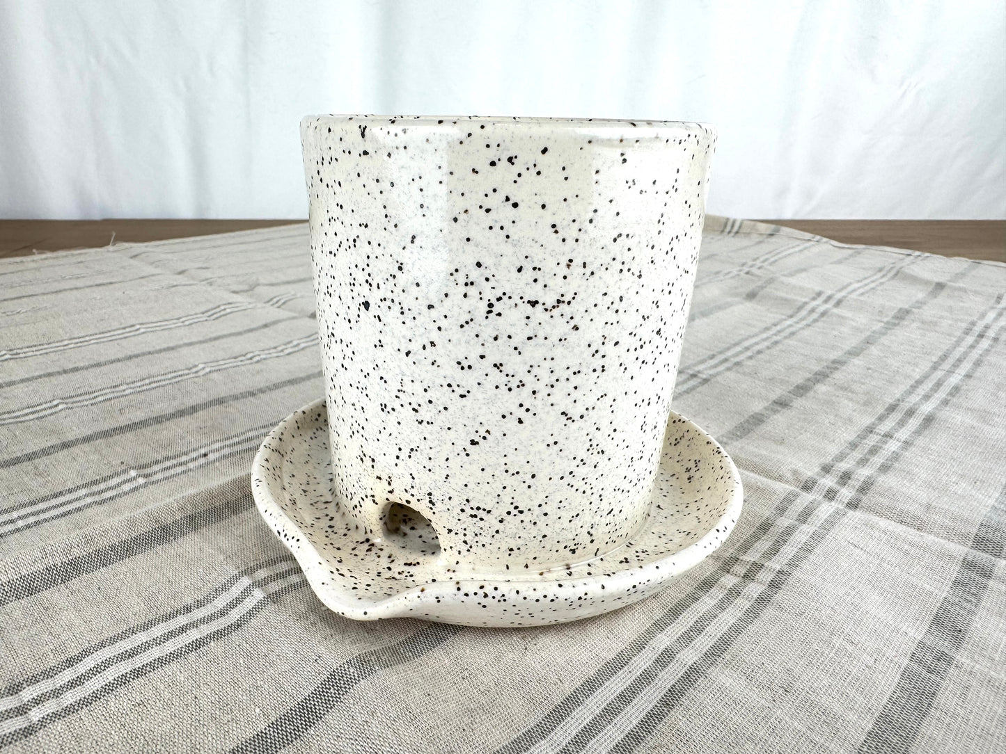 Microwave Bacon Cooker, White Speckle