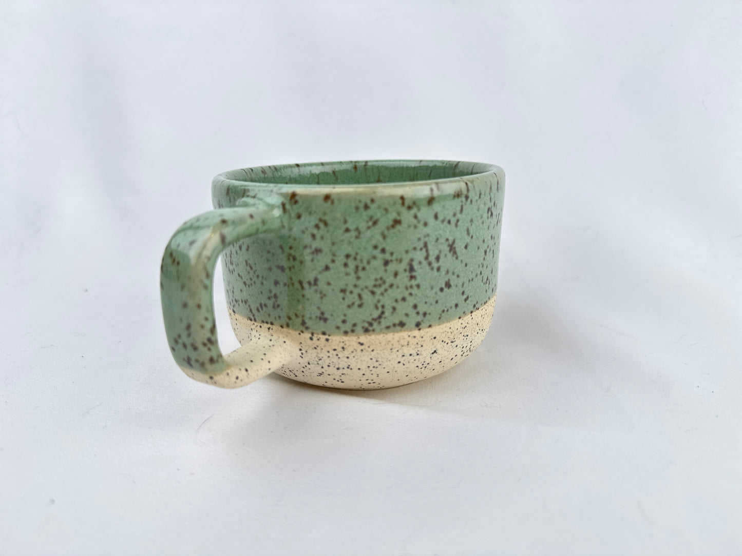 Sage Green Speckled 10oz Coffee Mug