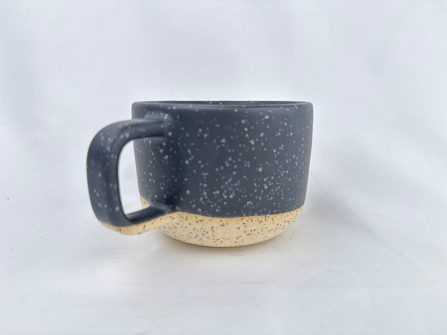 Matte Black Speckled 10oz Coffee Mug