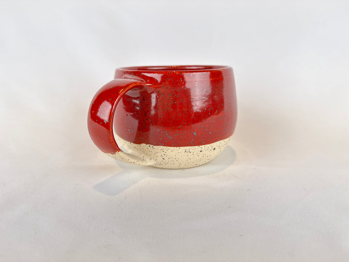 Red Speckled 16oz Coffee Mug