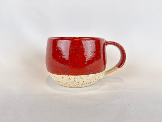 Red Speckled 16oz Coffee Mug