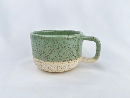 Sage Green Speckled 10oz Coffee Mug