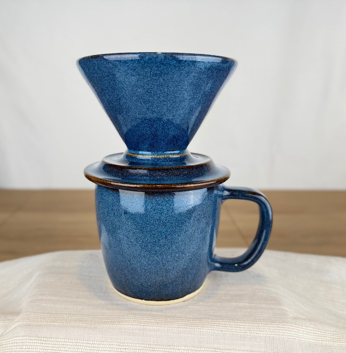 Blue 14oz Pour Over Set