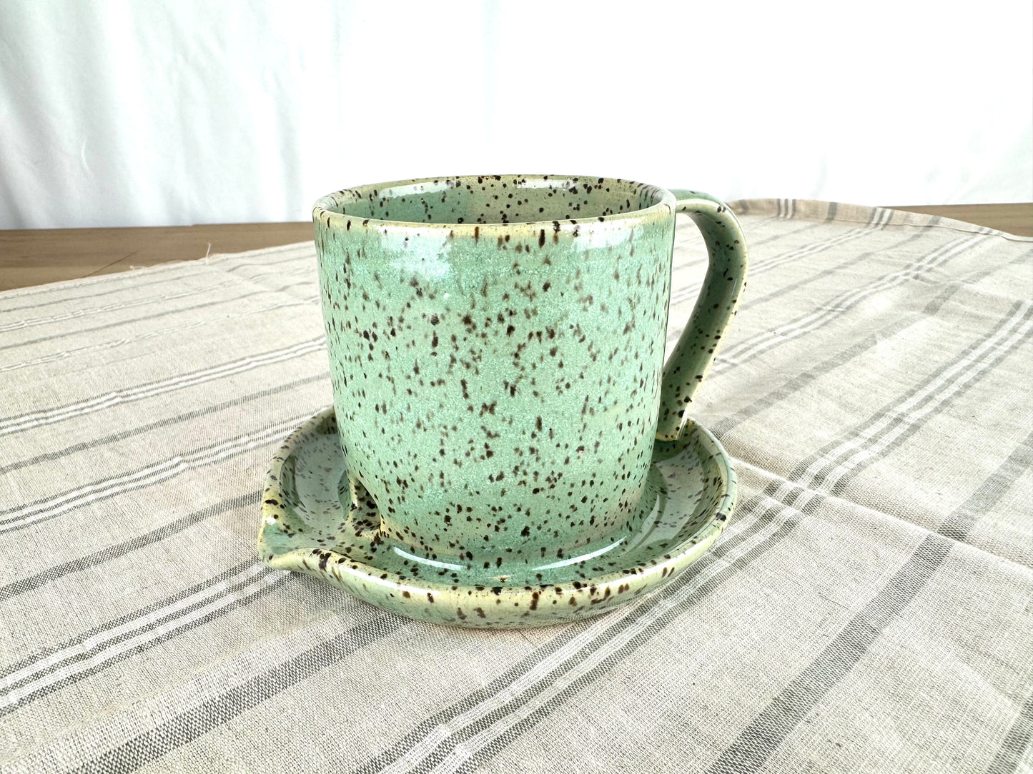 Microwave Bacon Cooker, Sage Green Speckle