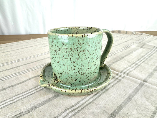 Microwave Bacon Cooker, Sage Green Speckle