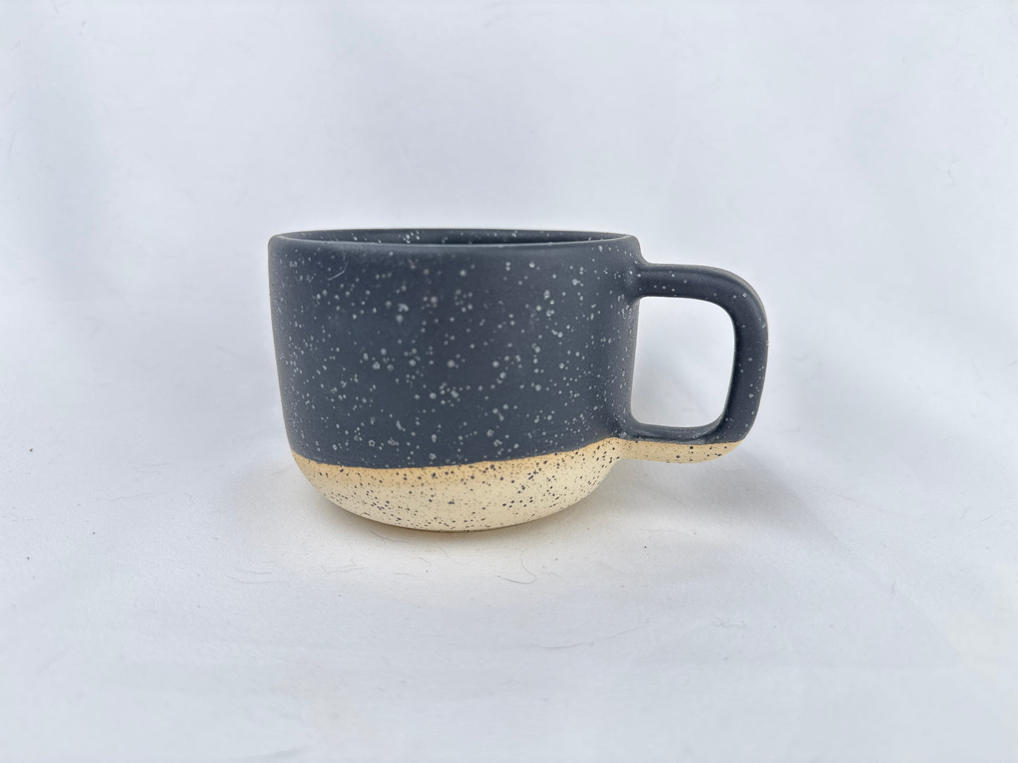 Matte Black Speckled 10oz Coffee Mug