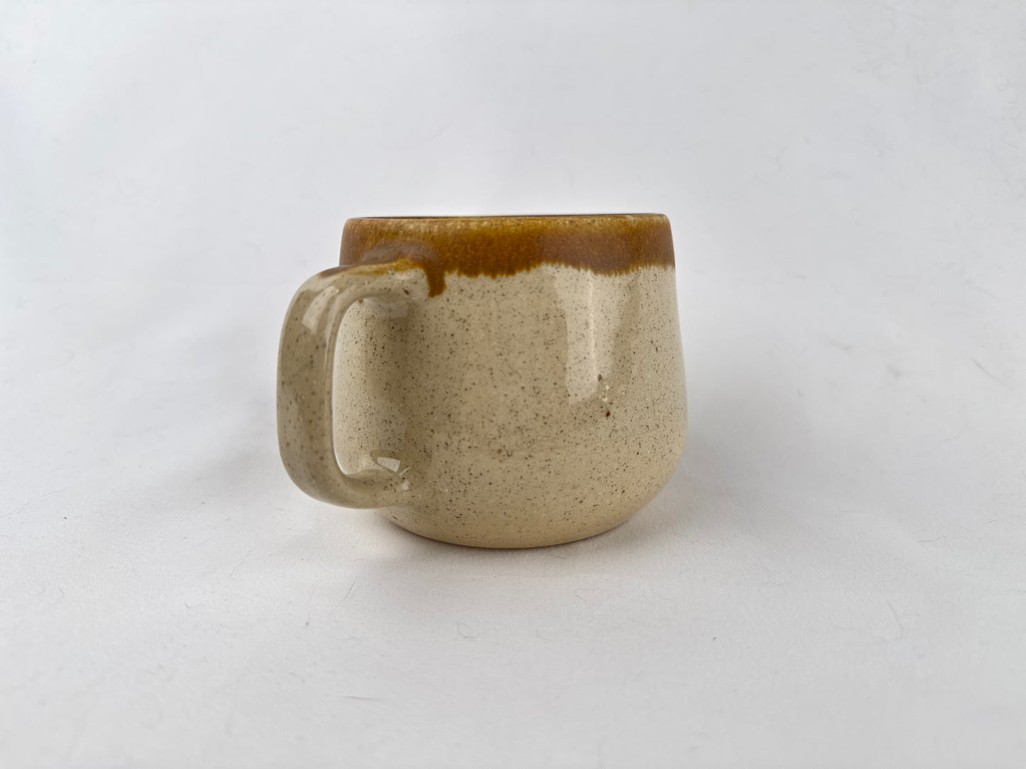 Tan and Copper 12oz Coffee Mug