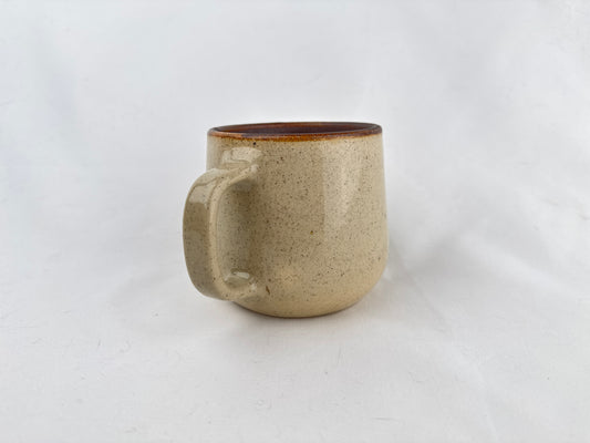 Tan and Copper 12oz Coffee Mug