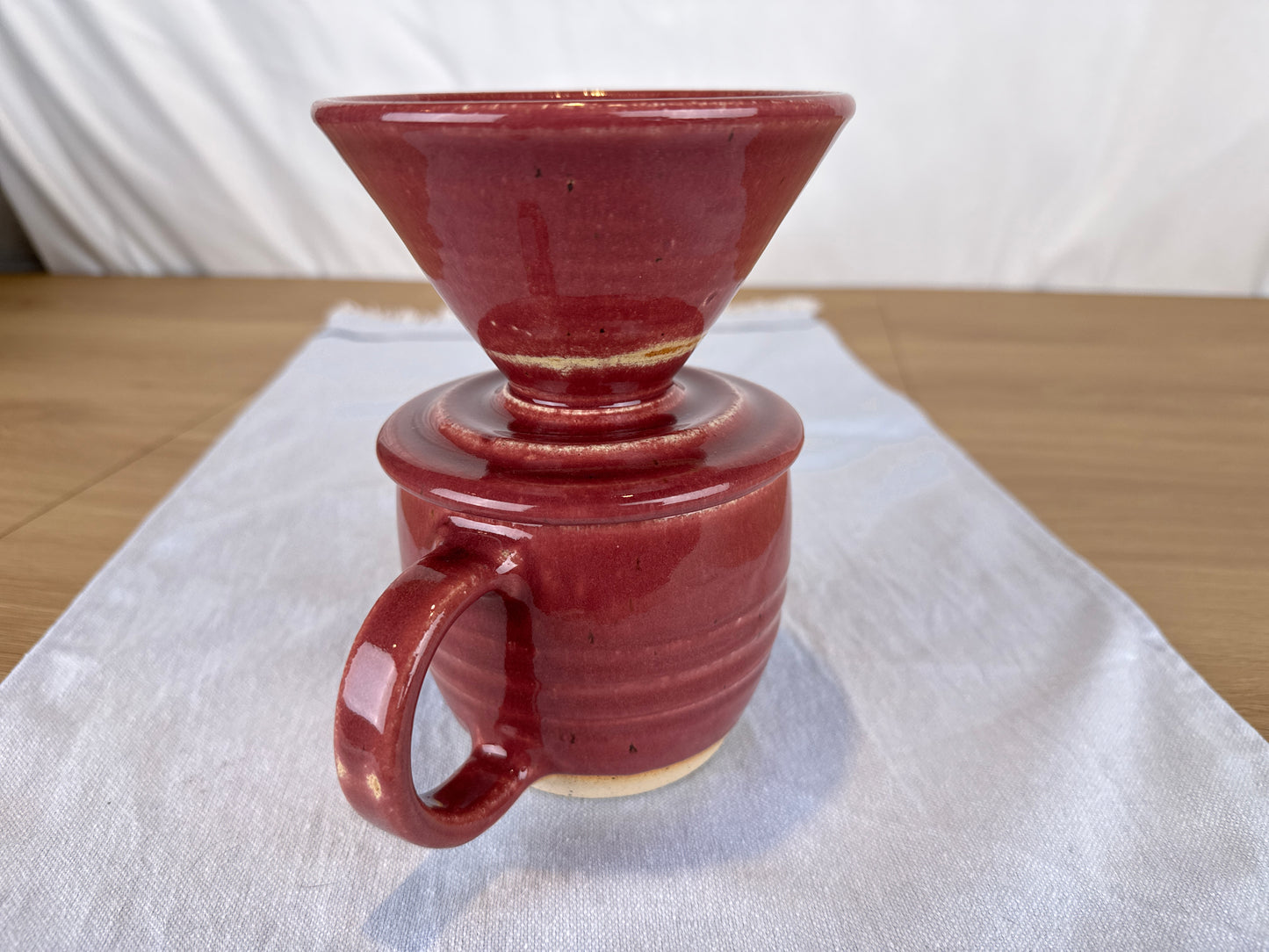 14 oz Pour Over Set, Antique Red