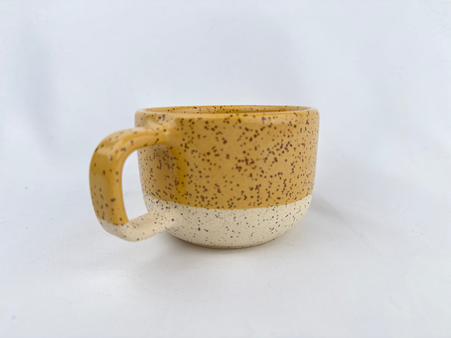 Yellow Speckled 10oz Coffee Mug