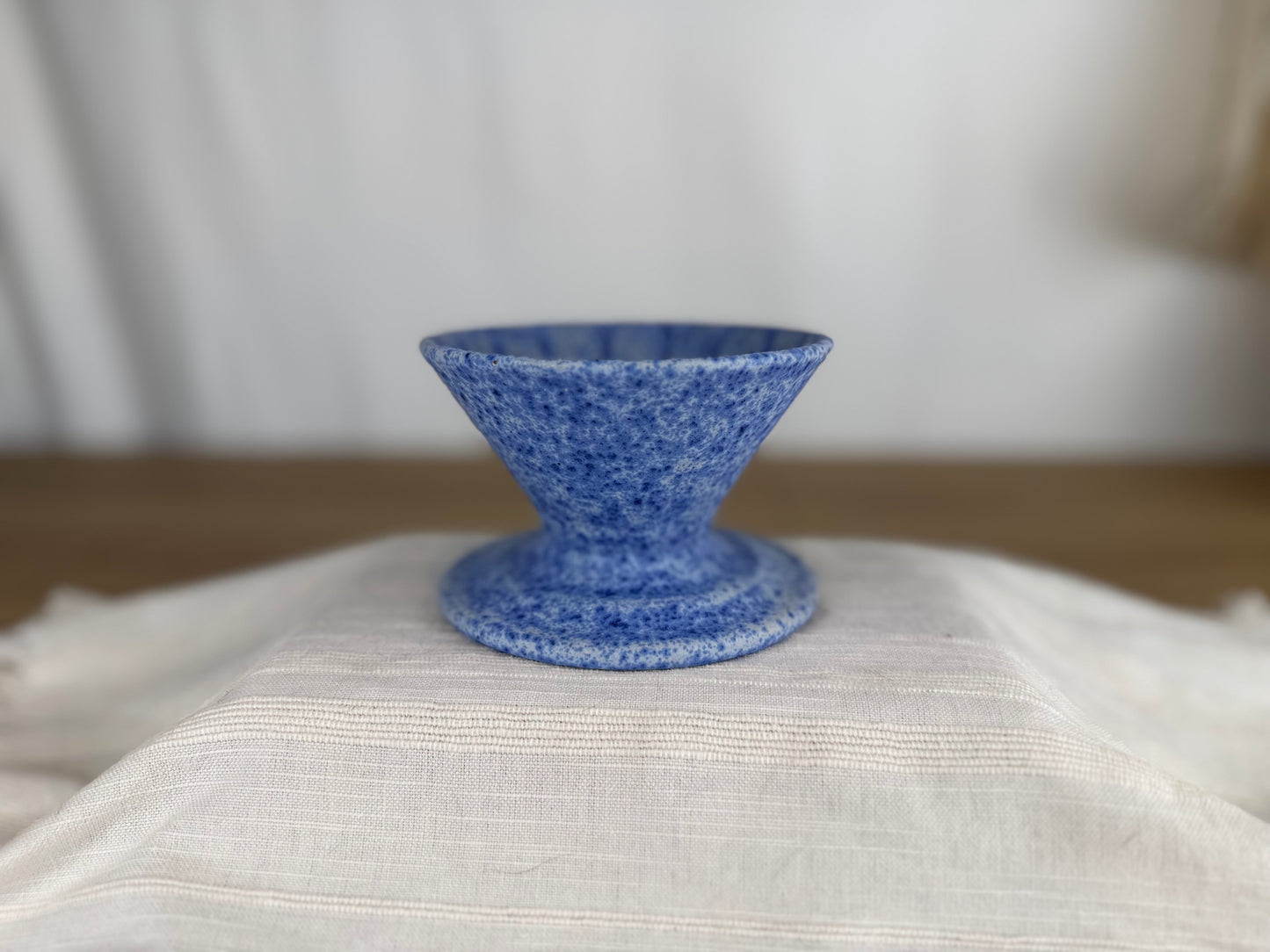 Blue Splatter Pour Over Coffee Brewer Basket