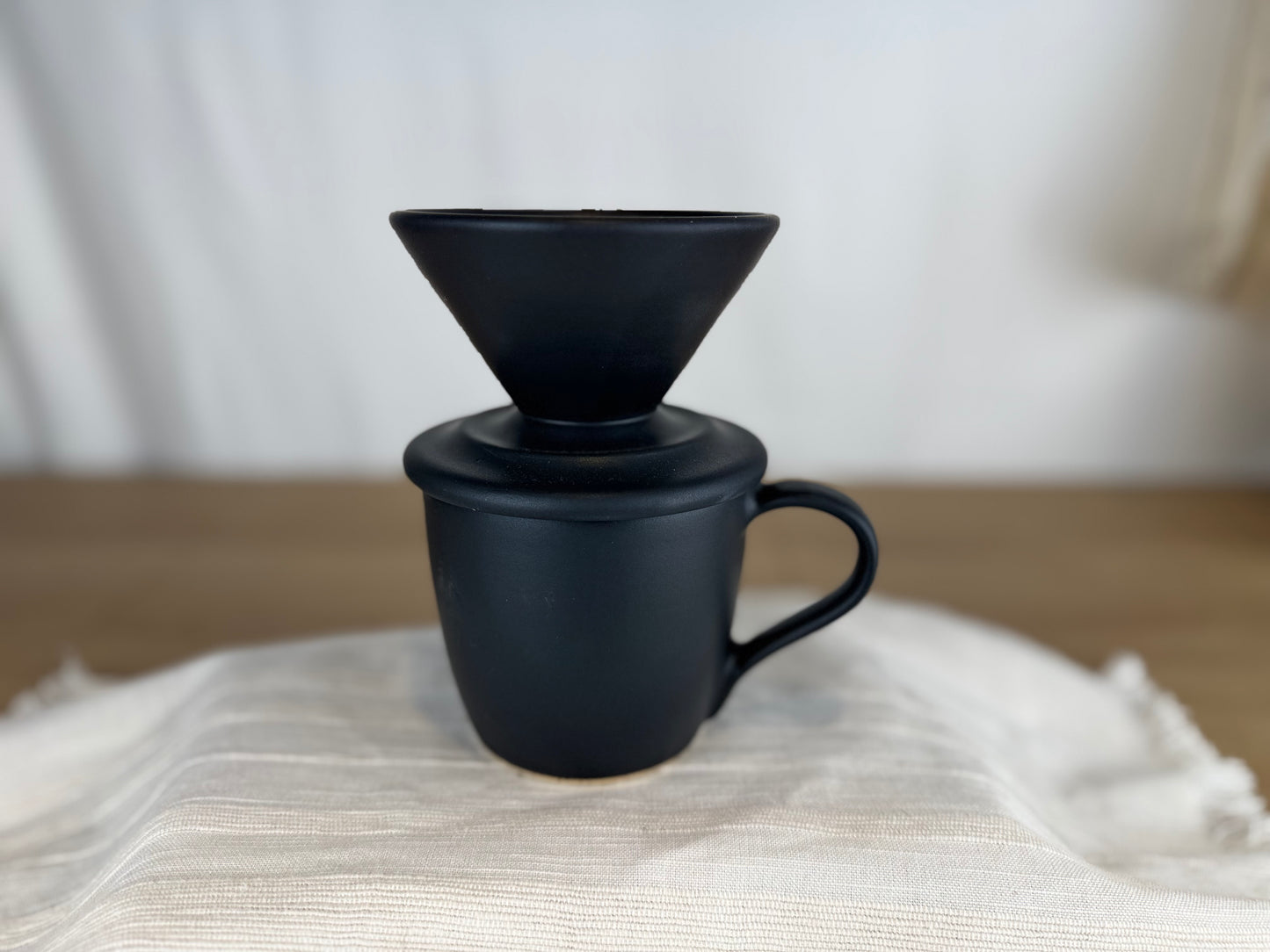 Matte Black 14oz Pour Over Set