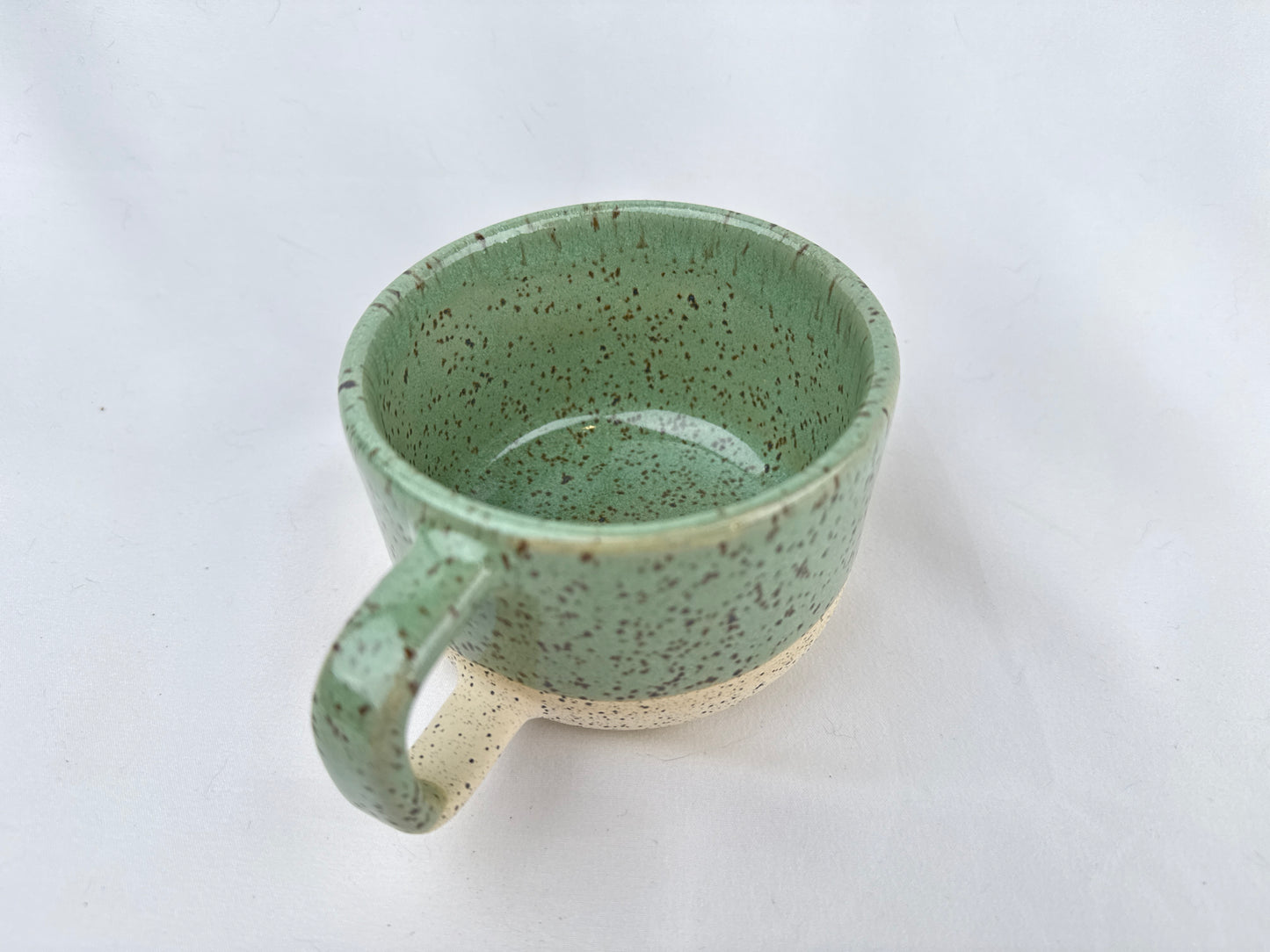 Sage Green Speckled 10oz Coffee Mug