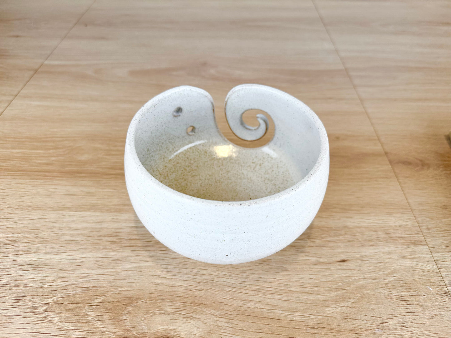 Yarn Bowl, Eggshell White