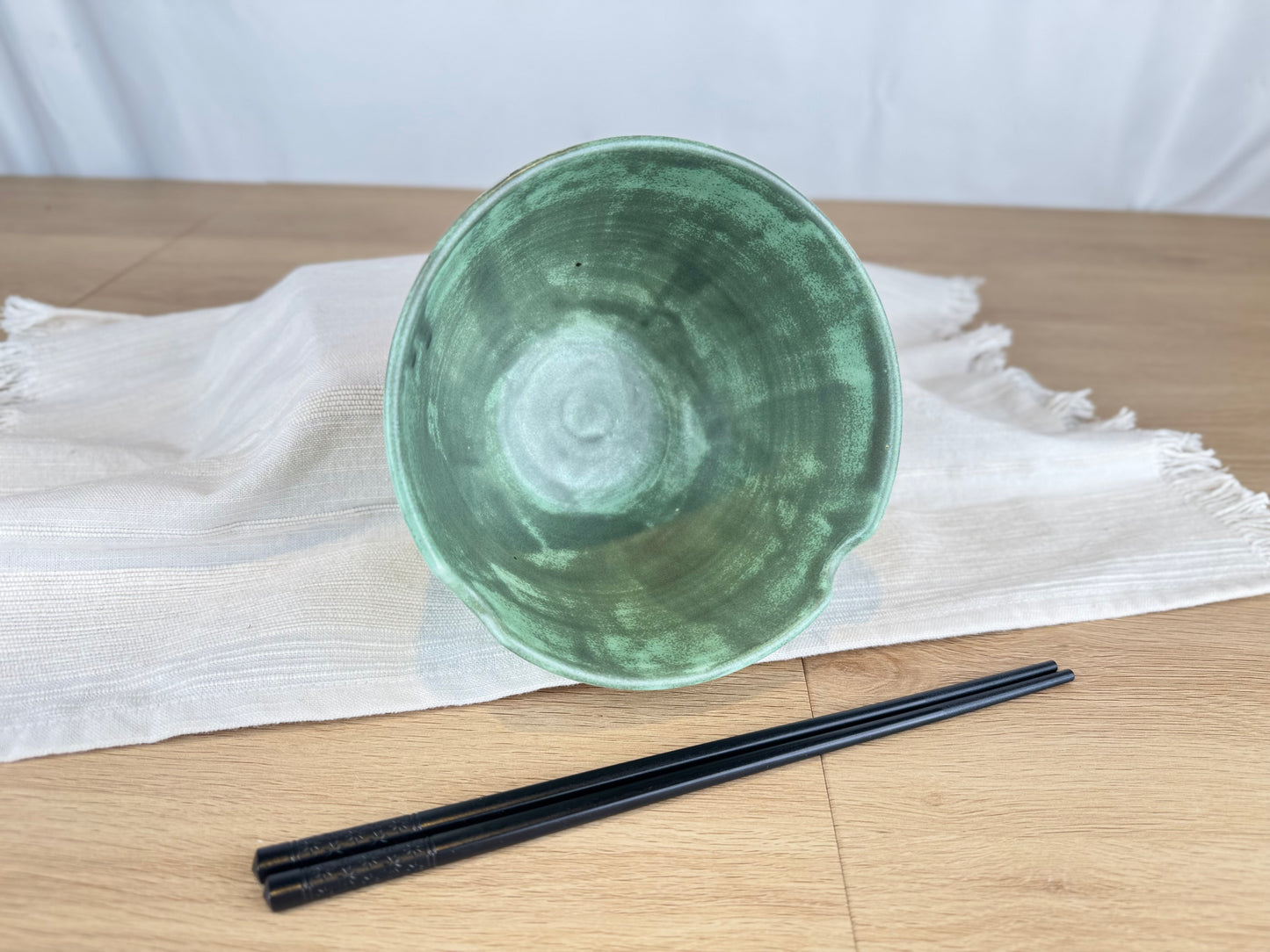 Ramen Bowl, Antique Green