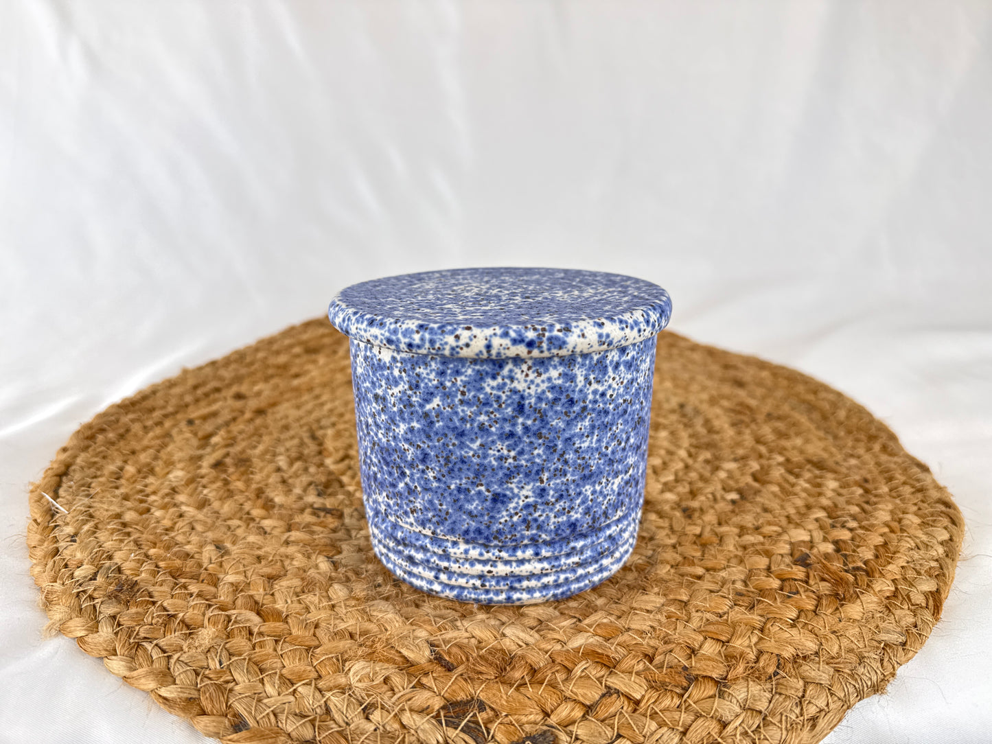 Butter Keeper, Splatter Blue