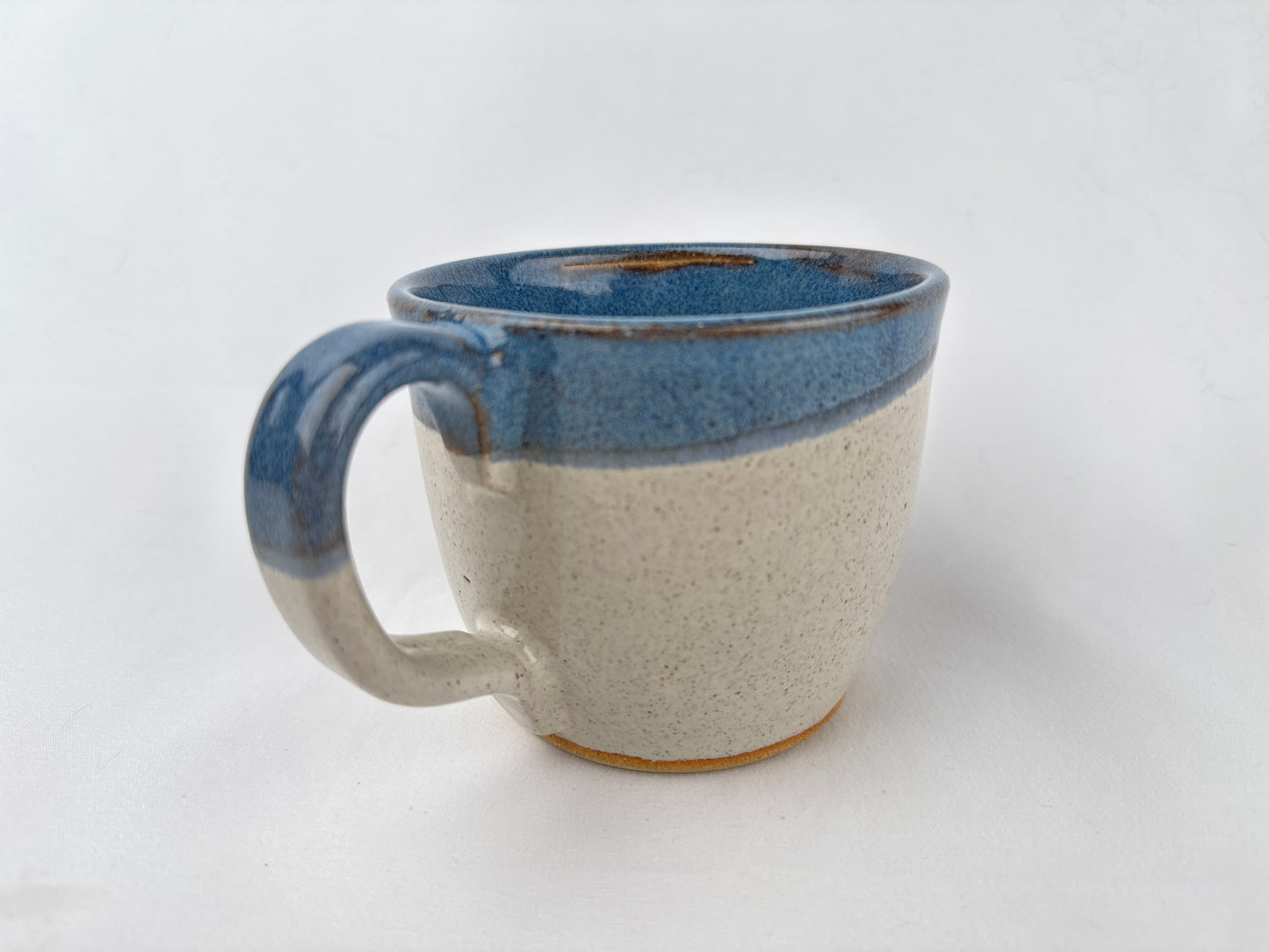 White and Blue 16oz Coffee Mug