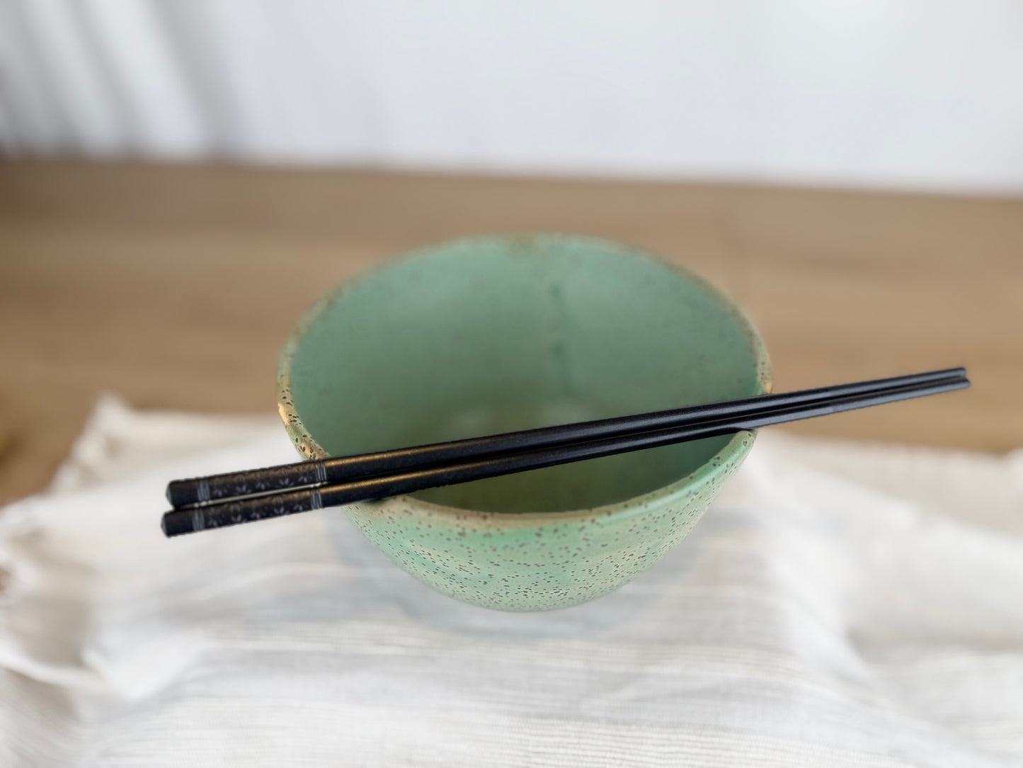 Ramen Bowl, Matte Spruce Green
