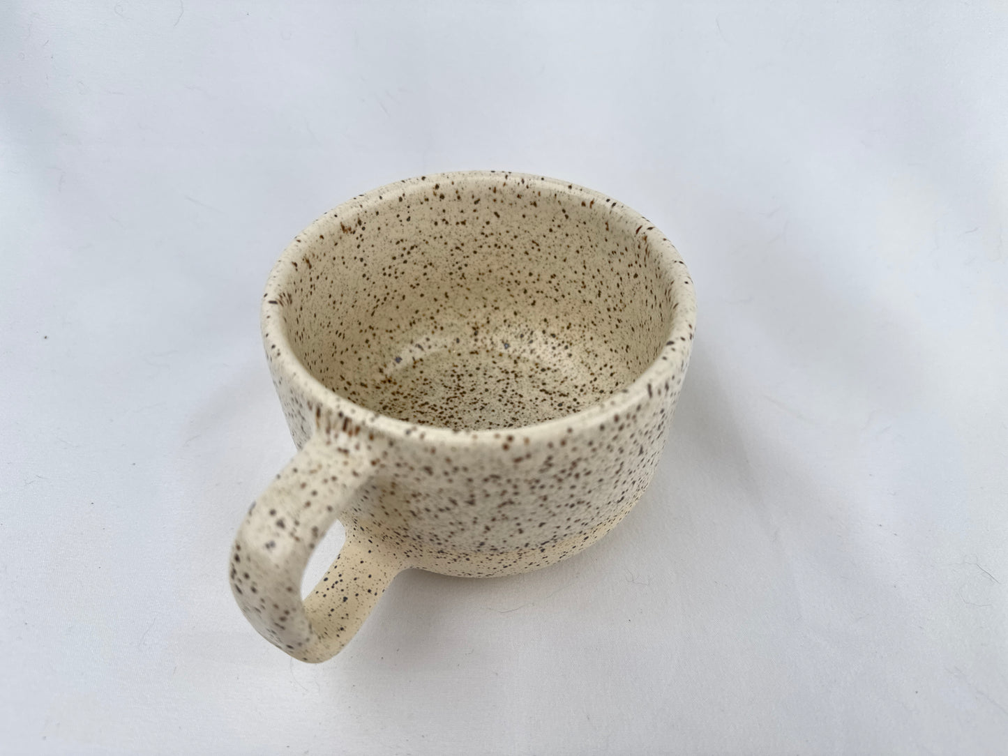 White Speckled 10oz Coffee Mug