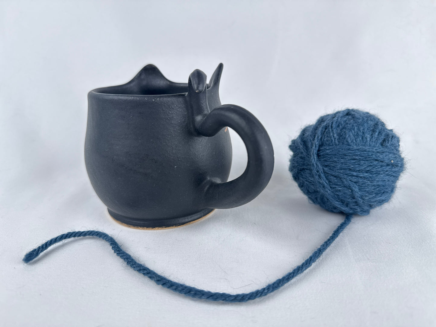 Black 14oz Kitty Cat Mug Bo