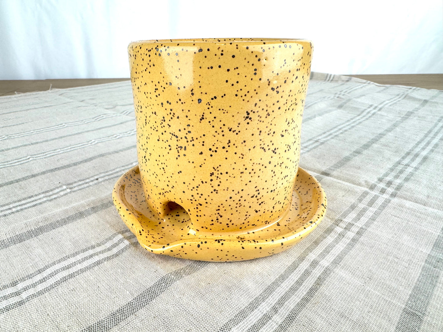 Microwave Bacon Cooker, Yellow Speckle