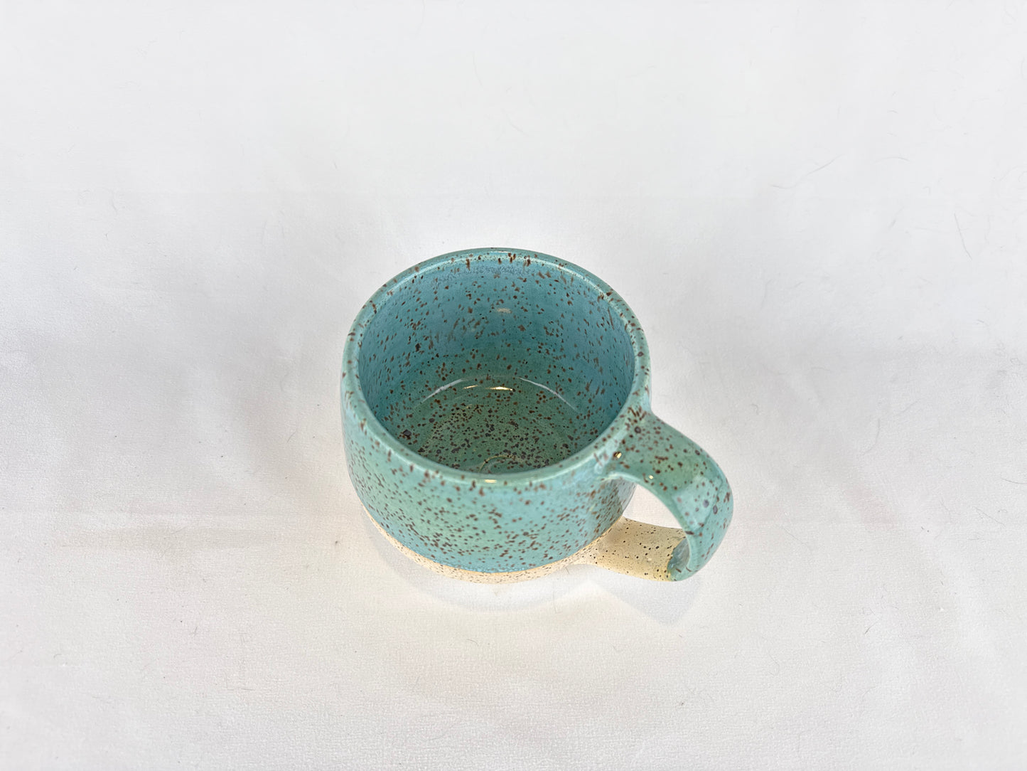 Teal Speckled 16oz Coffee Mug