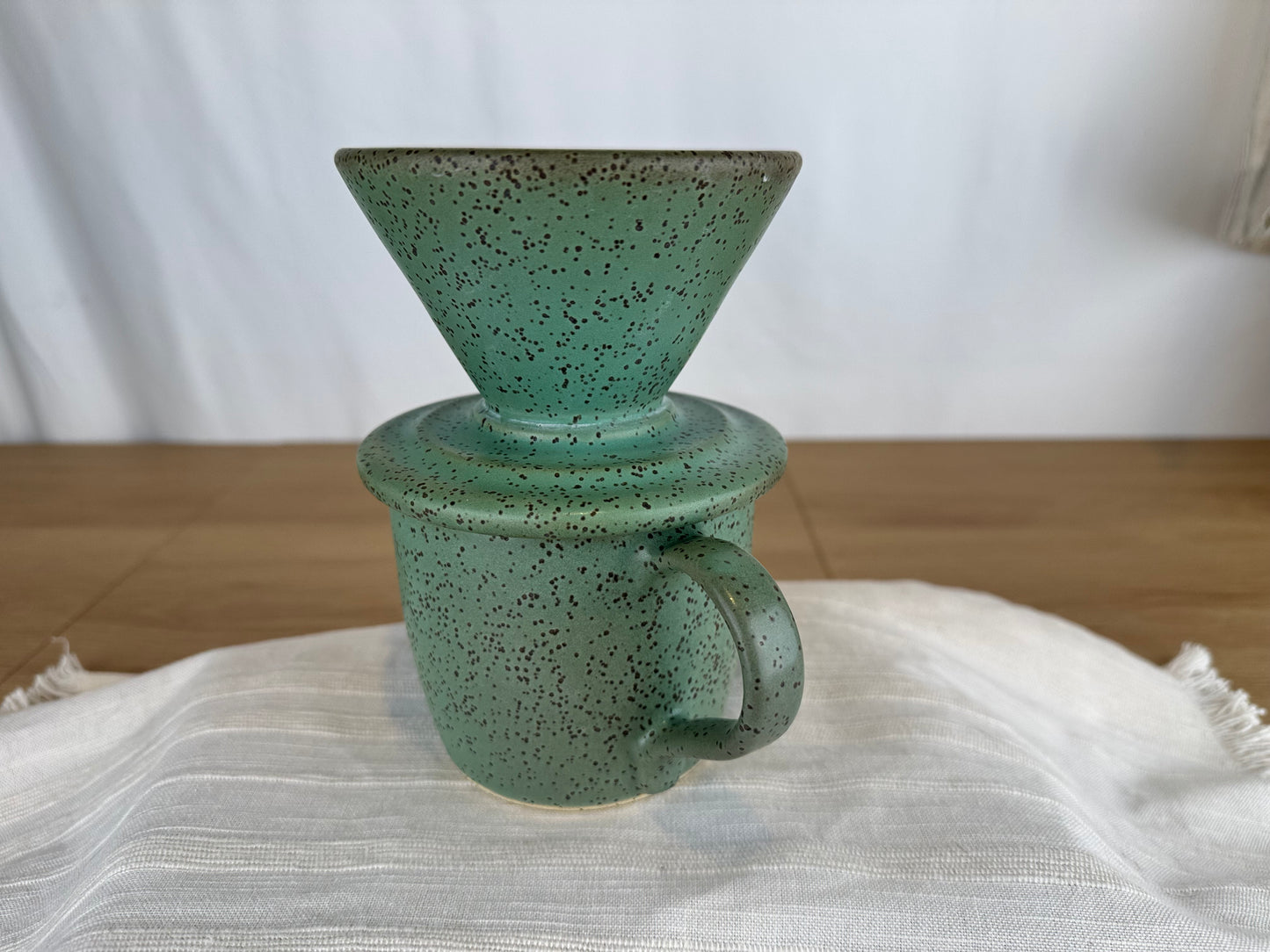 14 oz Pour Over Set, Matte Spruce Green